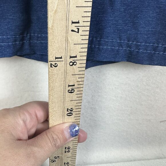 Roark Revival Shorts Mens 32 Blue Cargo Board Shorts Swim Stretch Drawstring - Picture 4 of 13